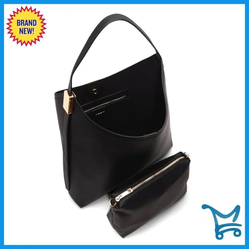 Large Synthetic Hobo Shoulder Bag Roomy Satchel One Compartment